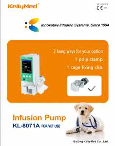Veterinärmedizinische Infusionspumpe KL-8071A für die Tierklinik