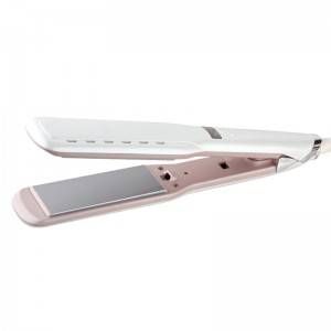 TS-8335 Professional dry and wet use flat iron with digital display and ionic emission function for sleek and silky hair