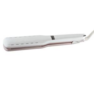 TS-8335 Professional dry and wet use flat iron with digital display and ionic emission function for sleek and silky hair