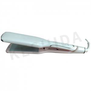 TS-8325 Super wide heating plate hair straightener with LED and ionic function