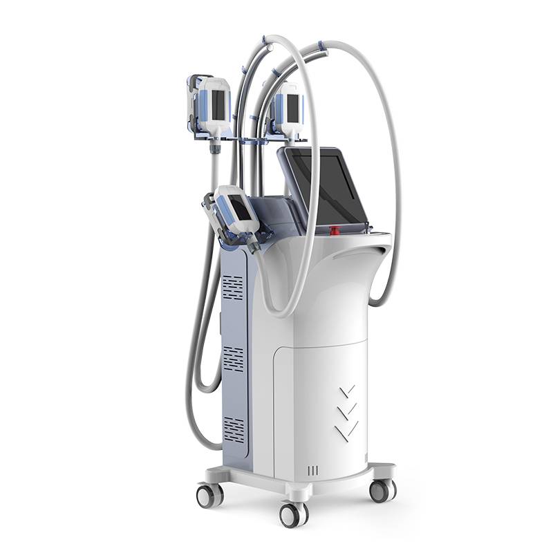 Cryolipolysis body slimming Fat Freezing Machine with four handpiece work at the same time Featured ຮູບພາບ