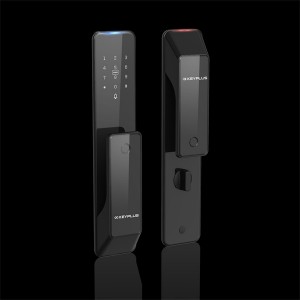 KX2 – 2021 NEW Innovative Design Push-pull Automatic Mortise Fingerprint App Smart Door Lock