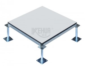Anti-static steel raised access floor panel with ceramic tile (HDGc)