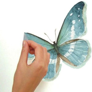 Adesivos de parede de borboletas para quarto de quarto infantil
