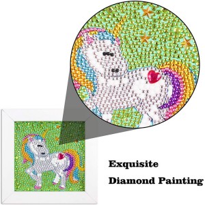 Animali del fumetto fai-da-te Diamond Art by Number Kits Pittura con strass