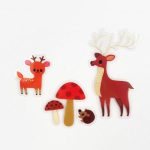Custom Die Cut self Adhesive Reusable Washable Window Silicone Stickers for Kids