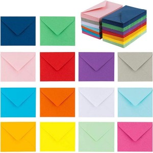 Sobres de tarjetas de regalo de negocios de papel mini personalizados