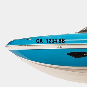 Autocollant de bateau en vinyle imperméable et résistant au soleil personnalisé
