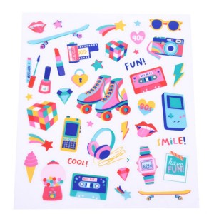 Waasserdicht Cute Waasserfläsch Sticker fir Kanner Teenager