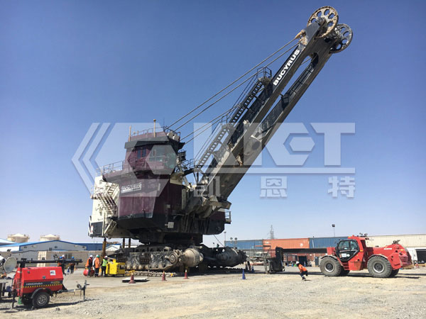 Successful Implementation of 2700 Ton Ultra-large Electric Shovel Synchronous Lifting Project in Mongolia