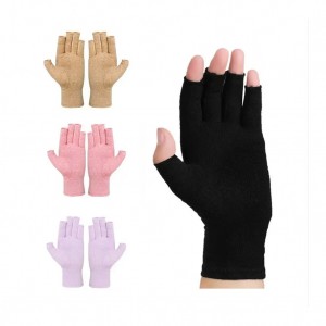 zimné vysoko kvalitné polyesterové poloprstové rukavice