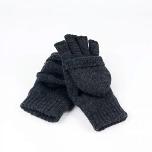 рукавички з флісовою підкладкою на половину пальця з ковпачком для пальців