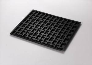 Plastic tray for parts