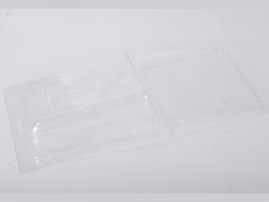 Custom clear PVC PET double blister folding plastic clamshell packaging