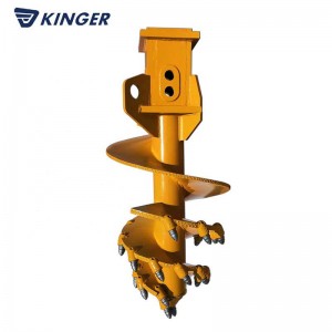 I-conical rock auger