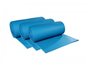 cryogenic elastomeric foam rubber thermal insulation sheet roll