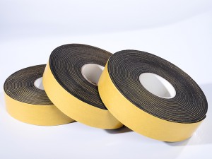 elastomere NBR / PVC rubberen foam termyske isolaasje tape