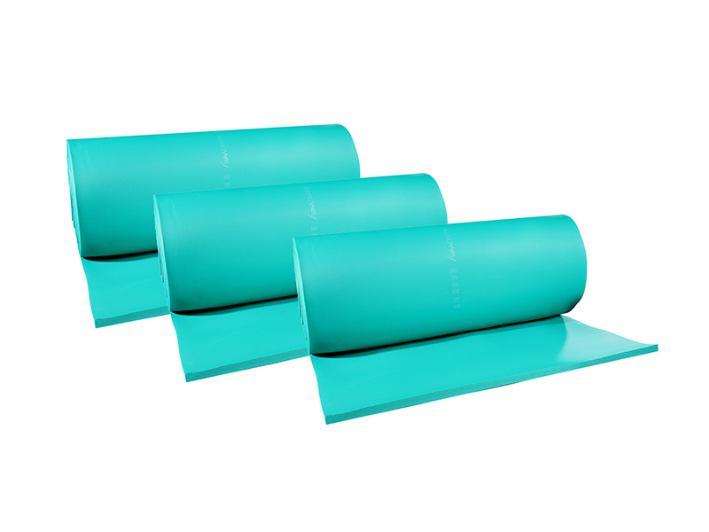 China fábrica y fabricantes de rollos de láminas de aislamiento de espuma  de caucho elastomérico NBR/PVC