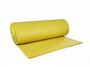 elastomeric NBR/PVC rubber foam insulation sheet roll