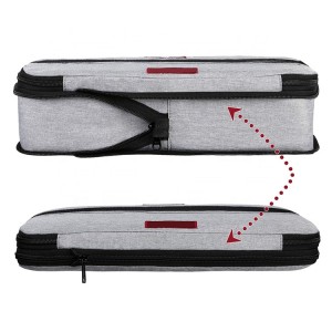Travel Organizer  Compression Packing Cubes Expandable Bag for Luggage