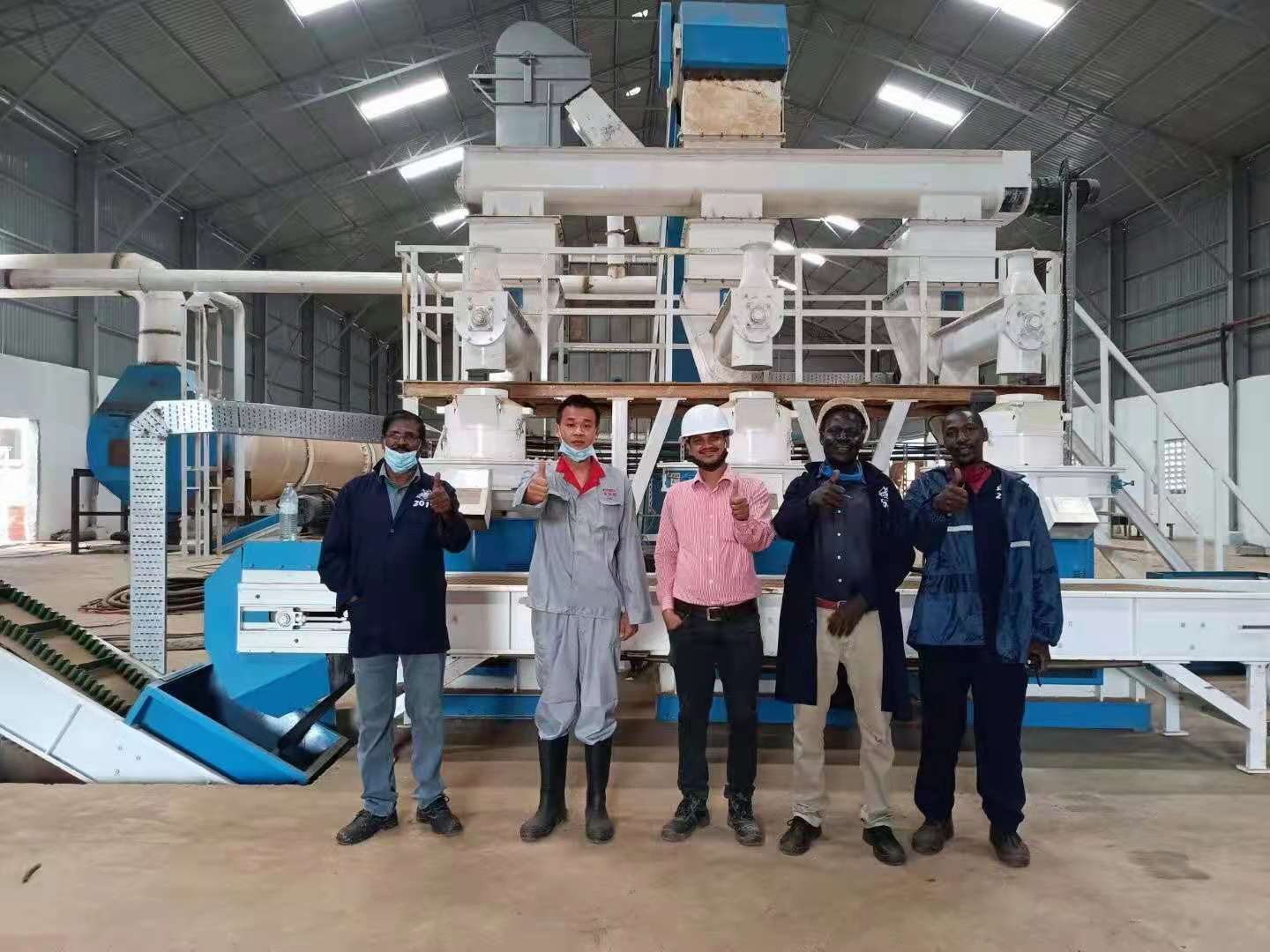 China-made pellet machine enters Uganda