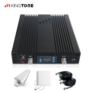 New 80dB ALC Amplificador Booster B2 B4 B5 850/1900/1700-2100 mhz 2G/3G/4G/LTE Amplifier Tri Band Cell Phone Booster Big Coverage Mobile Network Booster