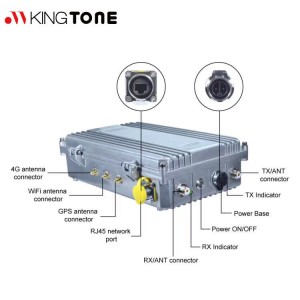 Kingtone JIMTOM 2022 Yeni Varış KT-DR700 Su Geçirmez DMR/Dijital + Analog + LTE Yakınsama İletişim Sistemi için Akıllı Radyo Tekrarlayıcı