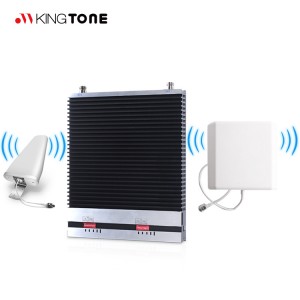 Kingtone 1800 2100MHz Dual Band Signal Booster 4G LTE1800 3G 2100MHz Poŝtelefona Signal Amplifilo