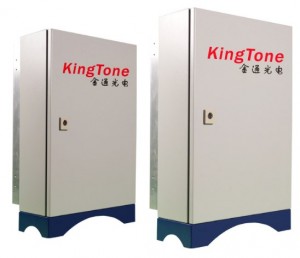 Kingtone 5-10km 1800/2100MHz MOBIELE COMMUNICATIE-REPEATER Over lange afstand DUAL-BAND FIBER OPTISCHE REPEATER Donoreenheid en externe eenheid