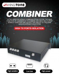 RF Multicoupler UHF VHF TETRA 136-520 MHz 2/4/6/8 modo TX Combiner/Multiplexer pro IBS DAS
