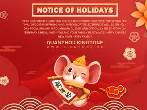 2020 Chinese New Year Holiday (Spring Festival)