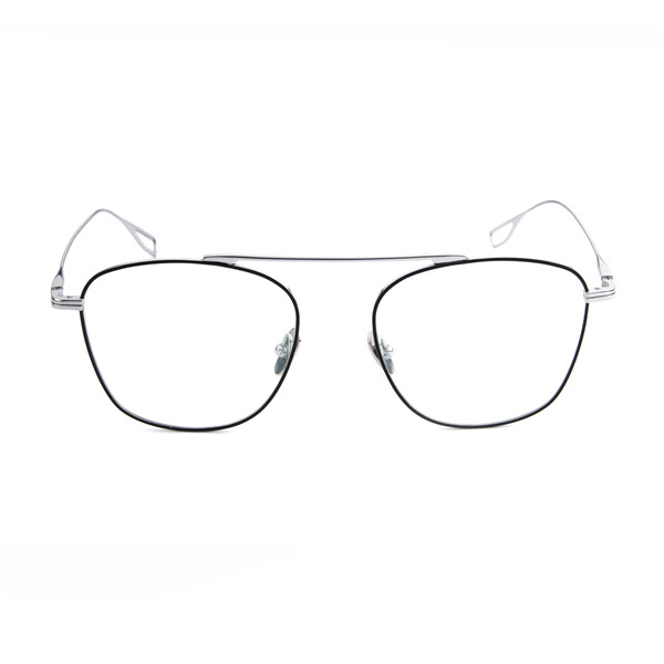 Montures de lunettes en titane pur en gros de métal # 89154T