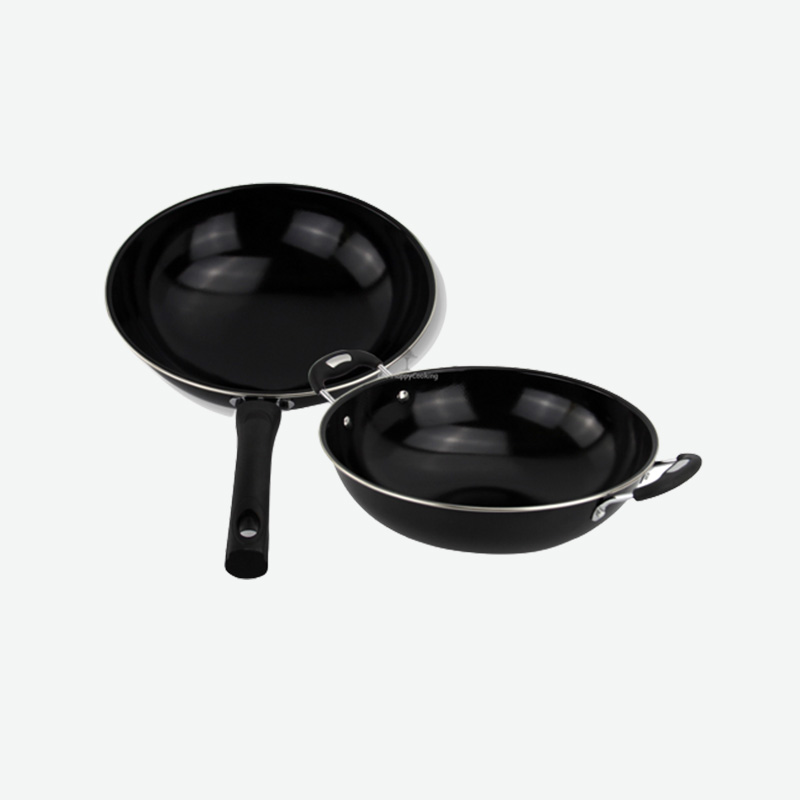 Hot selling fry pan without oil with round bottom HC-02123 Featured Image
