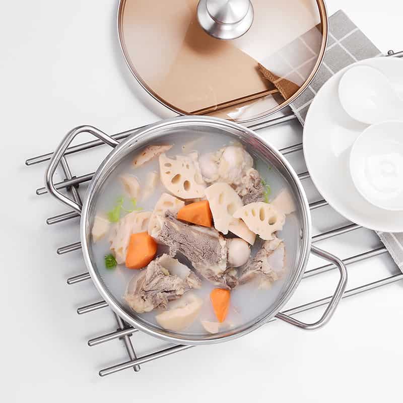 Factory wholesale non-stick stainless steel pots and pans HC-0041 Featured Image