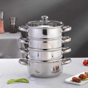 High quality multi-layer stainless steel multi-function steamer HC-0070