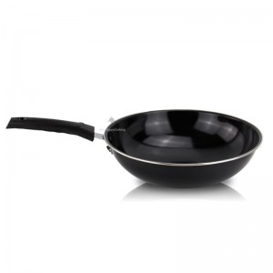 Hot selling fry pan without oil with round bottom HC-02123