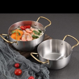 Fashionable affordable durable stainless steel polishing cold noodle pot HC-01921