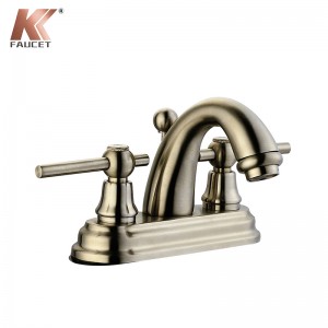 KKFAUCET 4" CENTERSET လက်ကိုင်နှစ်ခု basin faucet