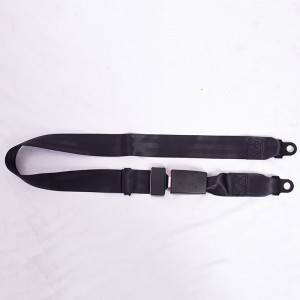 A02 2 point non-retractable forklift seat safety seat belt