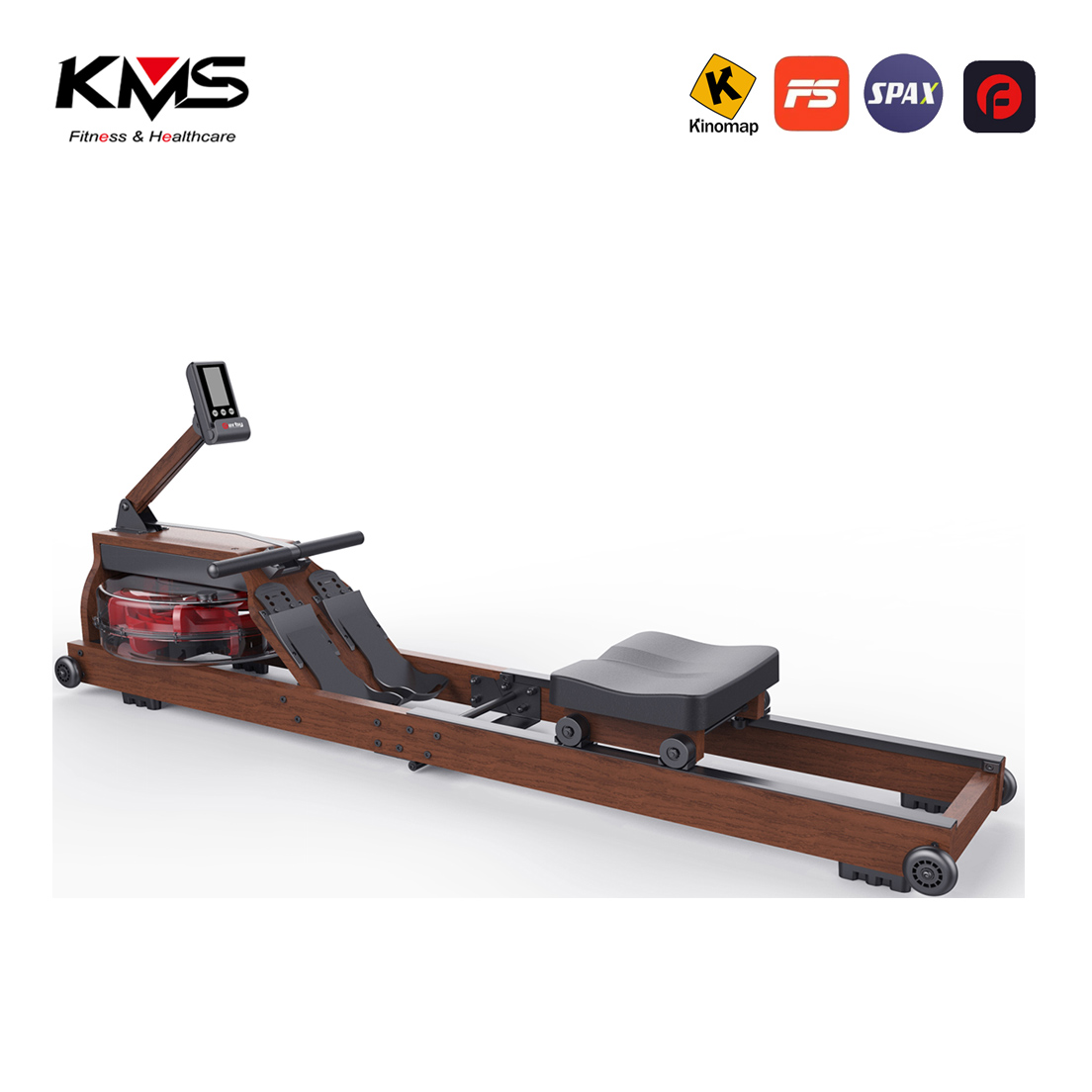 ຂາຍສົ່ງນ້ໍາສາມາດພັບໄດ້ 8 ລະດັບ Resistance Indoor Rowing Machine
