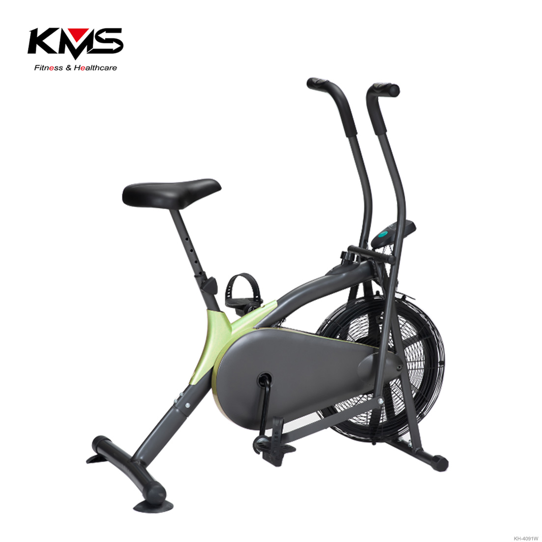 KMS वायु प्रतिरोध व्यायाम बाइक KH-4091W