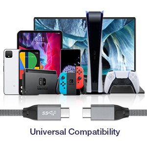 USB C mankany USB C Cable USB-C 3.2 E-marker Gen 2 Cable 4K Video Cable 100W PD Fast Charging