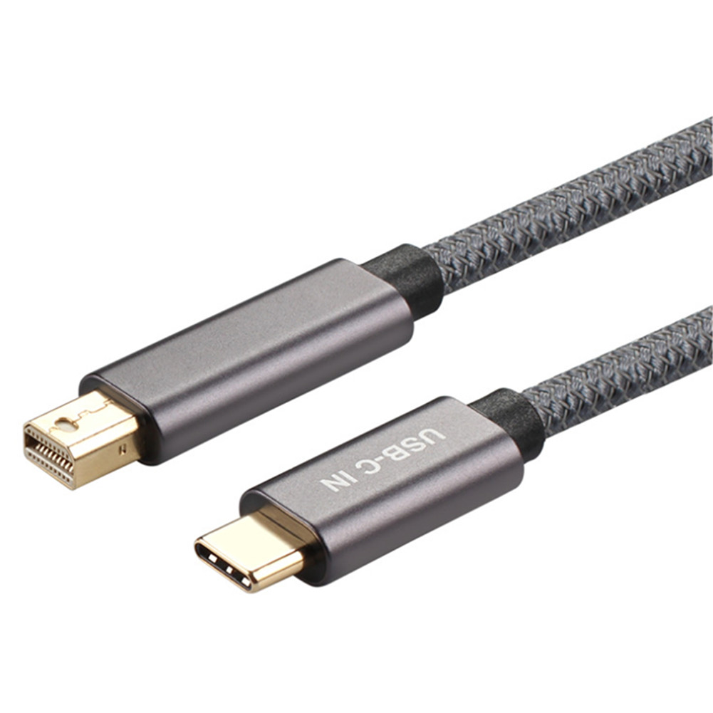 USB C ເຖິງສາຍໄຟຟ້າ mini, Thunderbolt 3 ເປັນ mini latingport, type c ກັບສາຍໄຟ mini dp