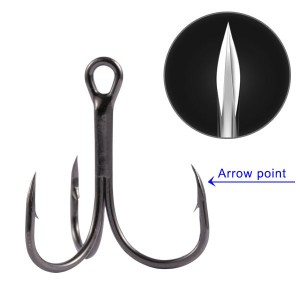 L20801-ST31 treble hooks with pressing blade point