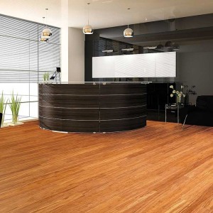 Babban Maɗaukakin Carbonized Strand Woven Bamboo Flooring