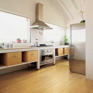 High Resistant Strand Woven Bamboo Flooring Natural 14mm Pịa