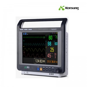 Aurora-8 8,4-palcový multiparametrový pacientsky monitor pre ambulancie a transport