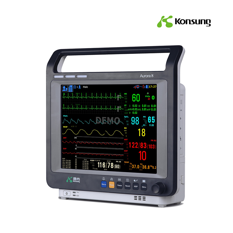 Monitor vitalnih znakova sa SPO2 NIBP 8-inčnim ekranom odijelo za hitnu pomoć i medicinsku sestru Istaknuta slika