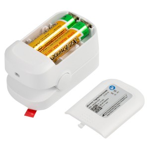 Sonosat-F02t Economy Natančni rezultati OLED Kompaktna zasnova Prstni pulzni oksimeter s suhimi baterijami