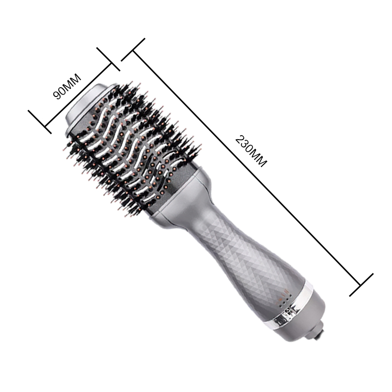 Hot Air Brush One-step Hair Dryer Brush 1600W සෘණ අයන කෙළින් කරන බුරුසු කෙස් පනාව